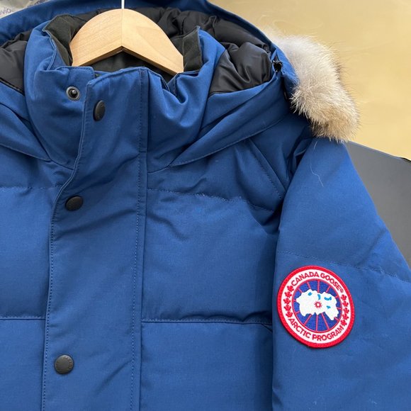 Canada Goose Men's Emory Down Parka With Fur-Trim Hood In Northern Night - Picture 11 of 14